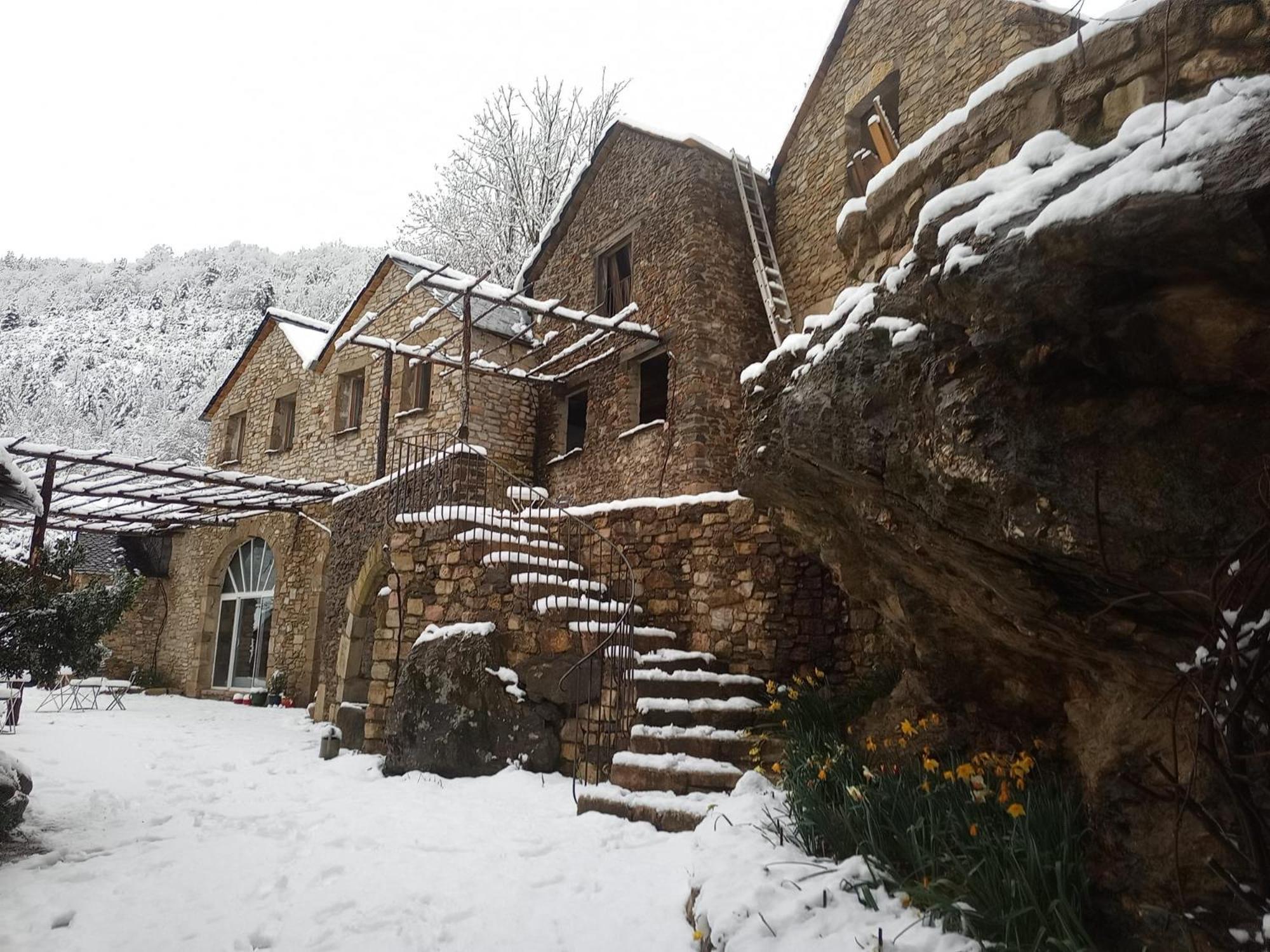 La Ferme Des Cevennes Hotel Florac Bagian luar foto