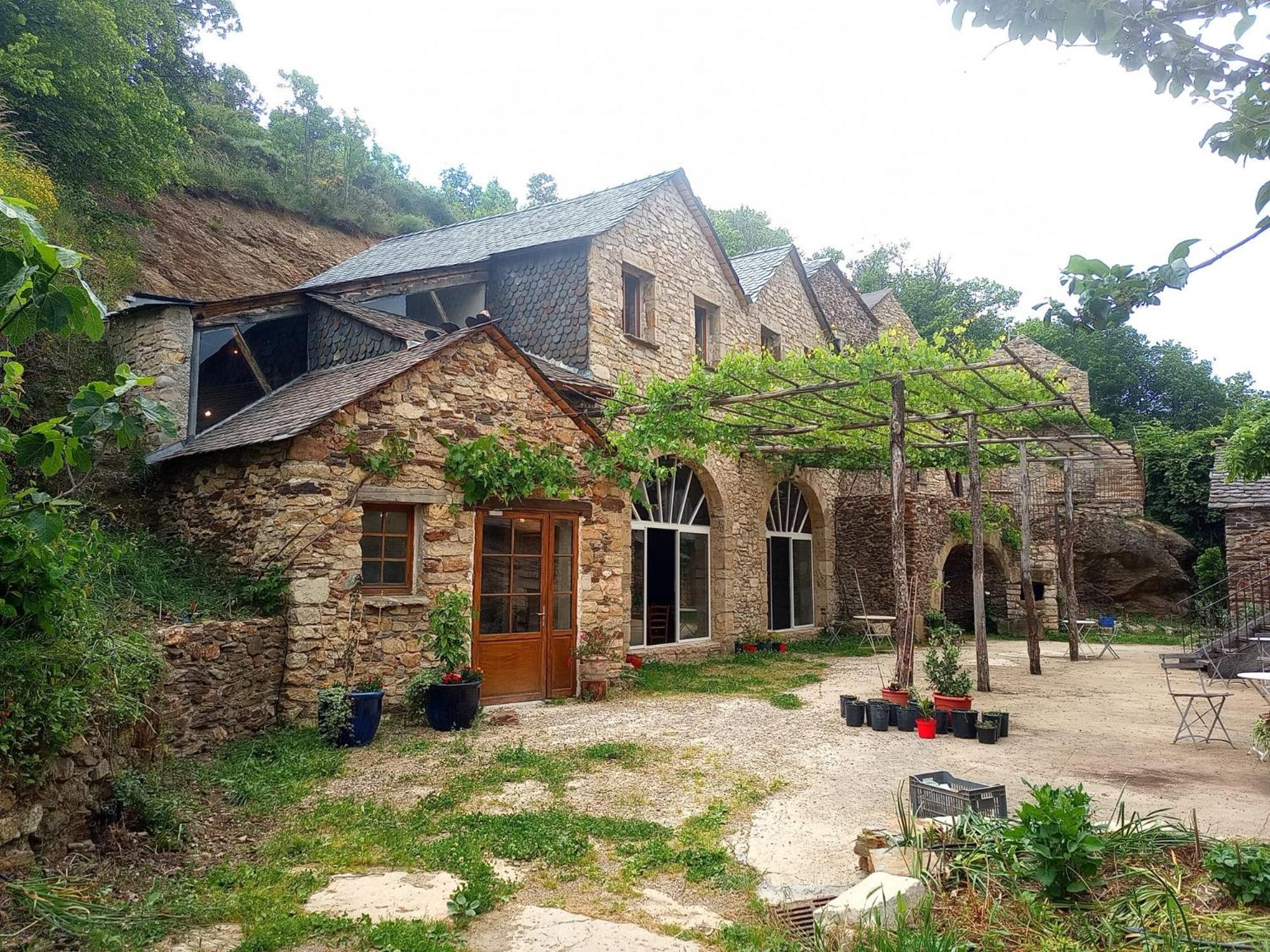 La Ferme Des Cevennes Hotel Florac Bagian luar foto